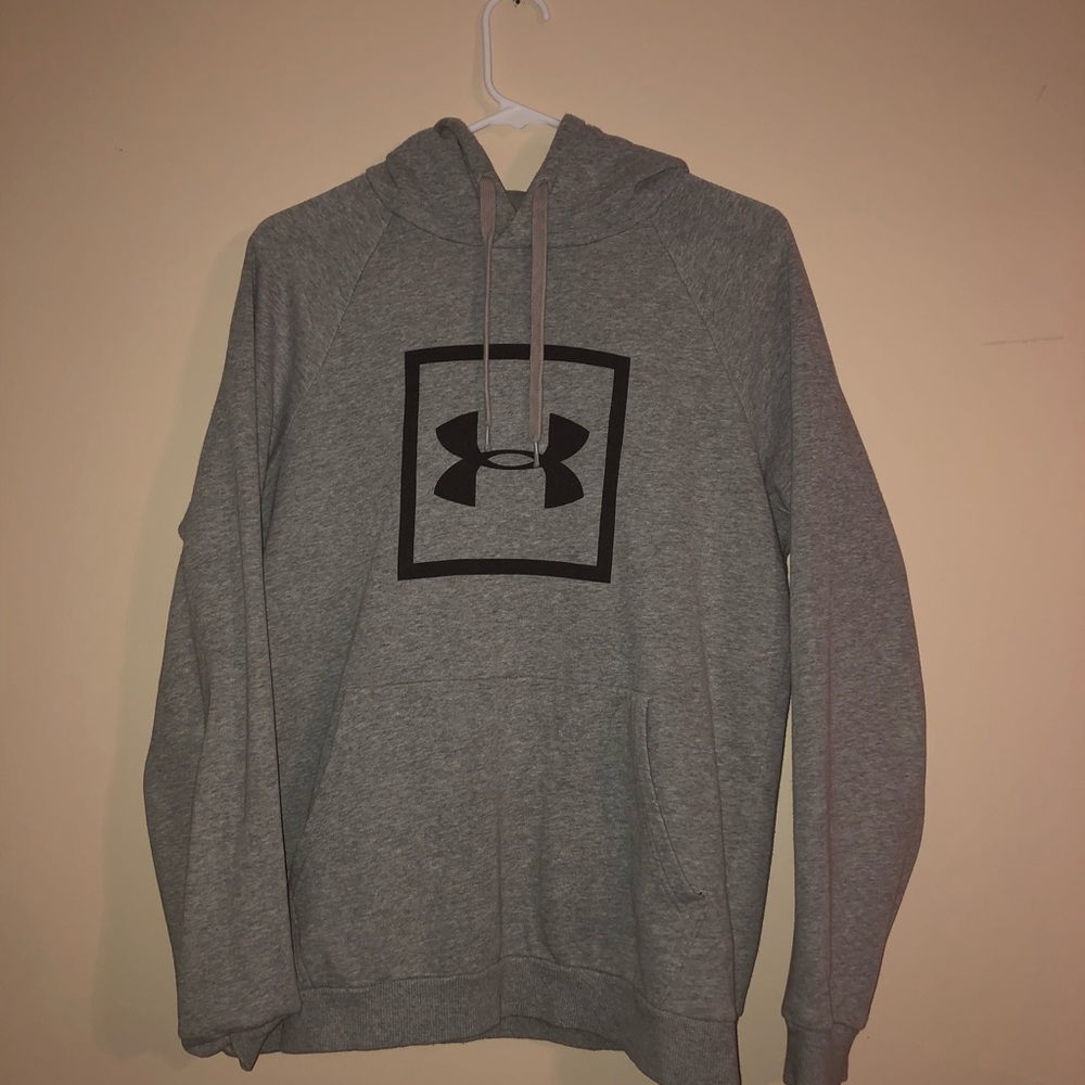 Gray Under Armour Hoodie
